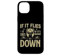 s'il Vole, il Meurt s'il est Brun Son Duvet Chasse Coque pour iPhone 14 Plus