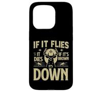 s'il Vole, il Meurt s'il est Brun Son Duvet Chasse Coque pour iPhone 15 Pro