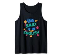s'il Vous plaît, Dites-Le en Anglais, Professeur bilingue ESL Amusant Débardeur