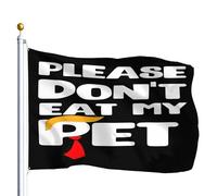 S'Il Vous Plaît, Ne Mangez Pas Mon Animal De Compagnie Bannière Cour 90X150Cm Décoratif Suspendre Bannières Drapeau De Festival Pour Dortoirs Plage Vacances