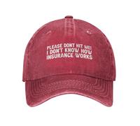 s'il Vous plaît, ne me frappez Pas, Je ne Sais Pas Comment Fonctionne l'assurance. Chapeau pour Homme