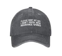 s'il Vous plaît, ne me frappez Pas, Je ne Sais Pas Comment Fonctionne l'assurance. Chapeau pour Homme