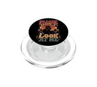 s'il Vous Plait Ne Me Regardez Pas Retro PopSockets PopGrip pour MagSafe