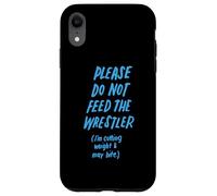 s'il Vous plaît, ne nourrissez Pas Le catcheur Funny Wrestling Coque pour iPhone XR