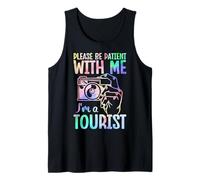 s'il Vous plaît, Soyez Patient avec Moi, Je suis Un touriste, des Vacances Amusantes Débardeur
