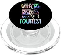 s'il Vous plaît, Soyez Patient avec Moi, Je suis Un touriste, des Vacances Amusantes PopSockets PopGrip pour MagSafe