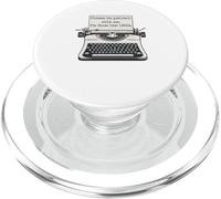 s'il Vous plaît, Soyez Patient avec Moi, Je suis Une Machine à écrire des années 1900 PopSockets PopGrip pour MagSafe
