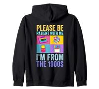 s'il Vous plaît, Soyez Patient avec Moi, Je Viens des années 1900 Vintage 1900 Sweat à Capuche