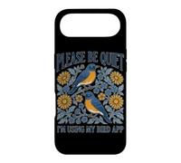 s'il Vous plaît, taisez-Vous, j'utilise l'application My Bird, Backyard Birdwatching Coque pour iPhone Air