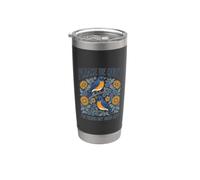 S'il vous plaît, taisez-vous, j'utilise l'application My Bird, Backyard Birdwatching Gobelet isotherme en acier inoxydable double paroi