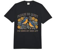s'il Vous plaît, taisez-Vous, j'utilise l'application My Bird Watching Comfort Colors Adult Heavyweight T-Shirt