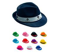 SILABA TONICA Lot de 10 chapeaux de fête personnalisés avec phrase ou design - Ruban et couleur du chapeau au choix