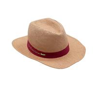 SILABA TONICA Pack de 100 Chapeaux Personnalisés Panama - Chapeaux de Paille avec Logo ou Phrase sur Le Ruban - Modèle Acapulco pour Homme et Femme - Tons Marron ou Blanc