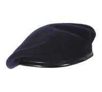 SILAK Béret Parisien iconique - Casquette style militaire, mode inspirée du Che Guevara, béret français en laine pour homme et femme, bleu, Taille unique