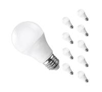 SILAMP Ampoule LED E27 18W 220V A70 (Pack de 10) - Blanc Froid 6000K - 8000K