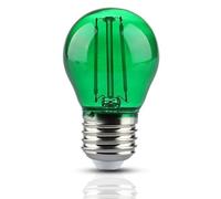 SILAMP Ampoule LED E27 Filament 2W G45 Vert