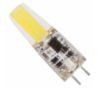 SILAMP Ampoule LED G4 2W 12V COB 360° - Blanc Chaud 2300K - 3500K