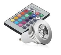 SILAMP Ampoule LED GU10 3W RGB 220V