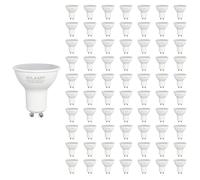 SILAMP Ampoule LED GU10 6W 220V SMD2835 PAR16 10LED 100° (Pack de 100) - Blanc Froid 6000K - 8000K