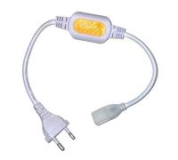 SILAMP Connecteur électrique Ruban LED Fin 220V 2835 Double Rangée - AC/DC