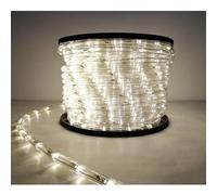 SILAMP Guirlande LED 220V 50M IP44 Recoupable - Blanc chaud