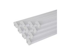 SILAMP Pack de 10 - Réglette LED étanche 150cm 50W IP65 - Blanc Neutre 4000K - 5500K