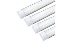 SILAMP Pack de 4 - Réglette LED 120cm 36W - Blanc Froid 6000K - 8000K