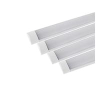 SILAMP Pack de 4 - Réglette LED 120cm 48W - Blanc Neutre 4000K - 5500K