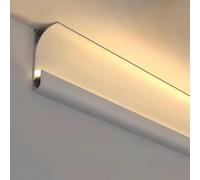 SILAMP Profilé Aluminium Modulable Plinthe ou Corniche 2M Alu