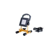 SILAMP Projecteur LED Rechargeable 10W Portable IP44 Phare JAUNE - Blanc Froid 6000K - 8000K
