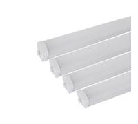 SILAMP Réglette LED étanche 120cm 36W IP65 (Pack de 4) - Blanc Neutre 4000K - 5500K