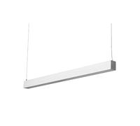 SILAMP Réglette Suspendue LED Large 120cm 35W Blanc - Blanc Neutre 4000K - 5500K