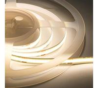SILAMP Ruban LED COB 5M 24V IP20 512LED/m - Blanc Froid 6000K - 8000K