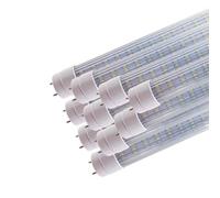 SILAMP Tube Néon LED 120cm T8 20W (Pack de 10) - Blanc Chaud 2300K - 3500K