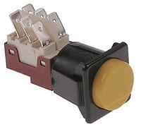 Silanos Rubinia Interrupteur à pression pour lave-vaisselle 250 V 2 CO Jaune Dimensions 28,5 x 28,5 mm Connecteur plat 6,3 mm 2 broches 16 A IP40
