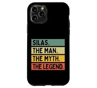 Silas The Man The Myth The Legend Citation Humoristique personnalisée Coque pour iPhone 11 Pro