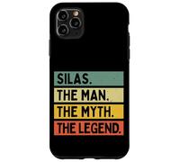 Silas The Man The Myth The Legend Citation Humoristique personnalisée Coque pour iPhone 11 Pro Max