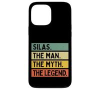 Silas The Man The Myth The Legend Citation Humoristique personnalisée Coque pour iPhone 13 Pro Max