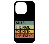 Silas The Man The Myth The Legend Citation Humoristique personnalisée Coque pour iPhone 14 Pro