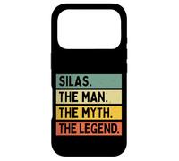Silas The Man The Myth The Legend Citation Humoristique personnalisée Coque pour iPhone 17 Pro