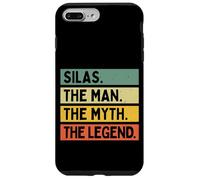 Silas The Man The Myth The Legend Citation Humoristique personnalisée Coque pour iPhone 7 Plus/8 Plus