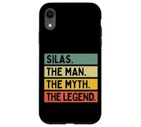 Silas The Man The Myth The Legend Citation Humoristique personnalisée Coque pour iPhone XR