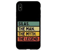 Silas The Man The Myth The Legend Citation Humoristique personnalisée Coque pour iPhone XS Max