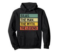 Silas The Man The Myth The Legend Citation Humoristique personnalisée Sweat à Capuche