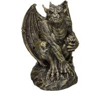 Silas The Sentinel Gargoyle,Medium,Stone Two Tone Statue