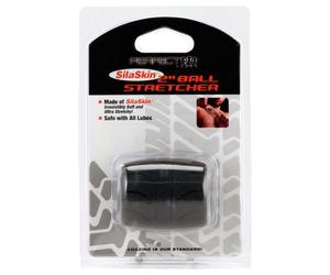 SilaSkin - Anneau pénien et écarteur de testicules - silicone noir