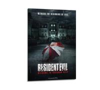 SILATSAWTU Poster de film « Welcome to Raccoon City » de Resident Evil - Impression sur toile murale moderne pour chambre à coucher - 40 x 60 cm