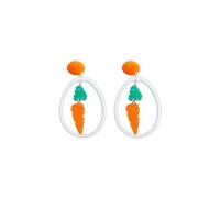 Silber Ohrringe Damen 925 Creolen Klein Ostern Ohrringe Mädchen Ohrringe Ohrringe Blüten (C, One Size)