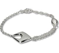 SilberDream 18,5cm bracelet en argent Drop argent mat femmes bijoux de bras D2SDA413