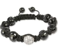 SilberDream 18cm Shamballa bracelet dames blanc scintillant boule argent D2SDA032